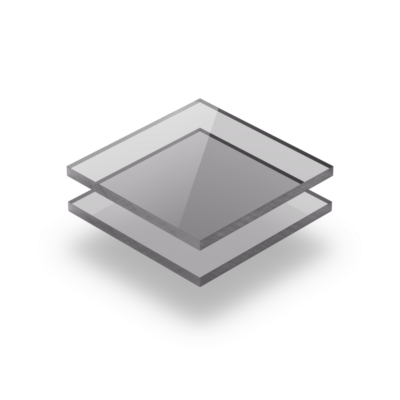 Polycarbonaat getint grijs transparant