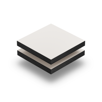 Trespa® HPL Izeon® wit 6 mm RAL 9010