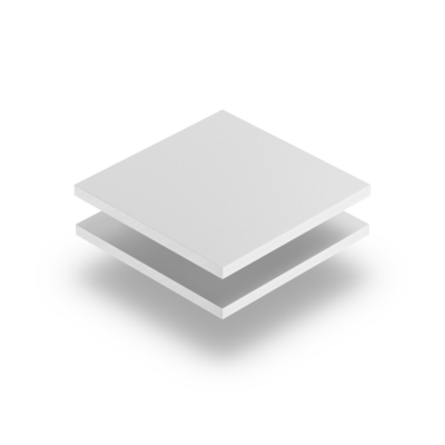 Geschuimd PVC wit