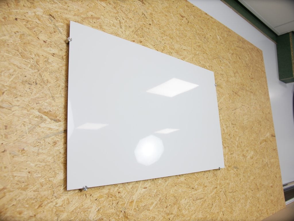 Whiteboard van kunststof
