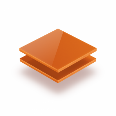 Letterplaat GS oranje 8mm