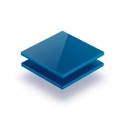 Letterplaat GS verkeersblauw 8mm