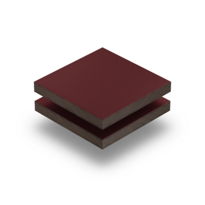 HPL wijnrood structuur 6 mm RAL 3005